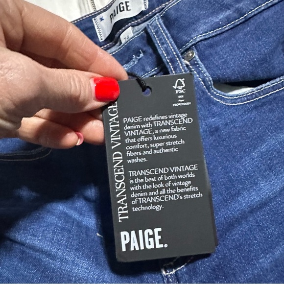 Paige Colette Crop Flare Jeans - 24 NWT - Picture 9 of 11